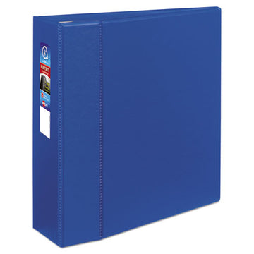Avery® Heavy-duty Non-view Binder With Durahinge And Locking One Touch Ezd Rings, 3 Rings, 4" Capacity, 11 X 8.5, Blue freeshipping - TVN Wholesale